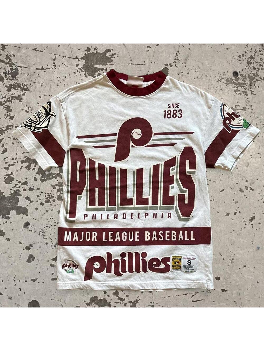 Mens Cooperstown Philadelphia Phillies Gralphi Tee Size S